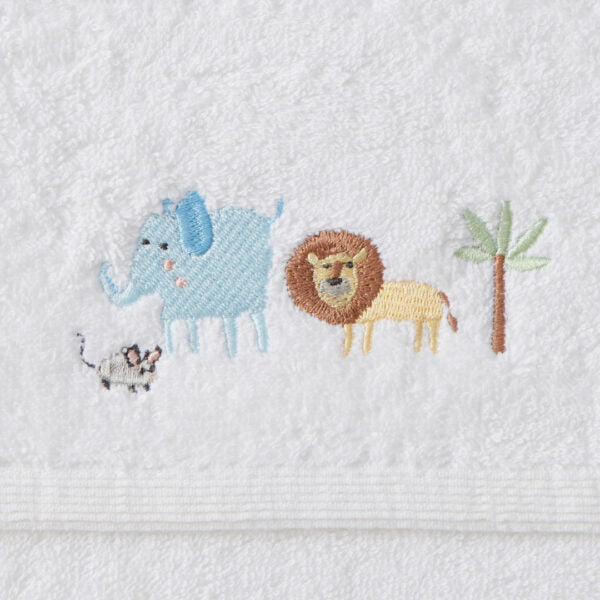 Jiggle & Giggle Jungle Adventure Bath Towel & Face Washer in Organza Bag