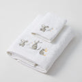 Jiggle & Giggle Little Critters Bath Towel & Face Washer in Organza Bag