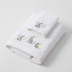 Jiggle & Giggle Little Critters Bath Towel & Face Washer in Organza Bag