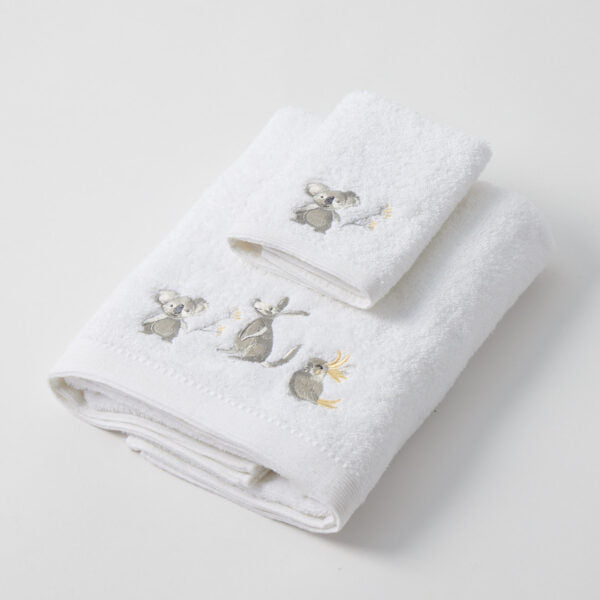 Jiggle & Giggle Little Critters Bath Towel & Face Washer in Organza Bag