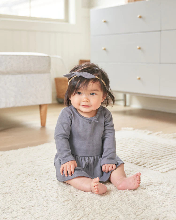 Quincy Mae Little Knot Headband - Navy