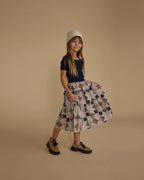 Rylee & Cru Tiered Midi Skirt || Patchwork