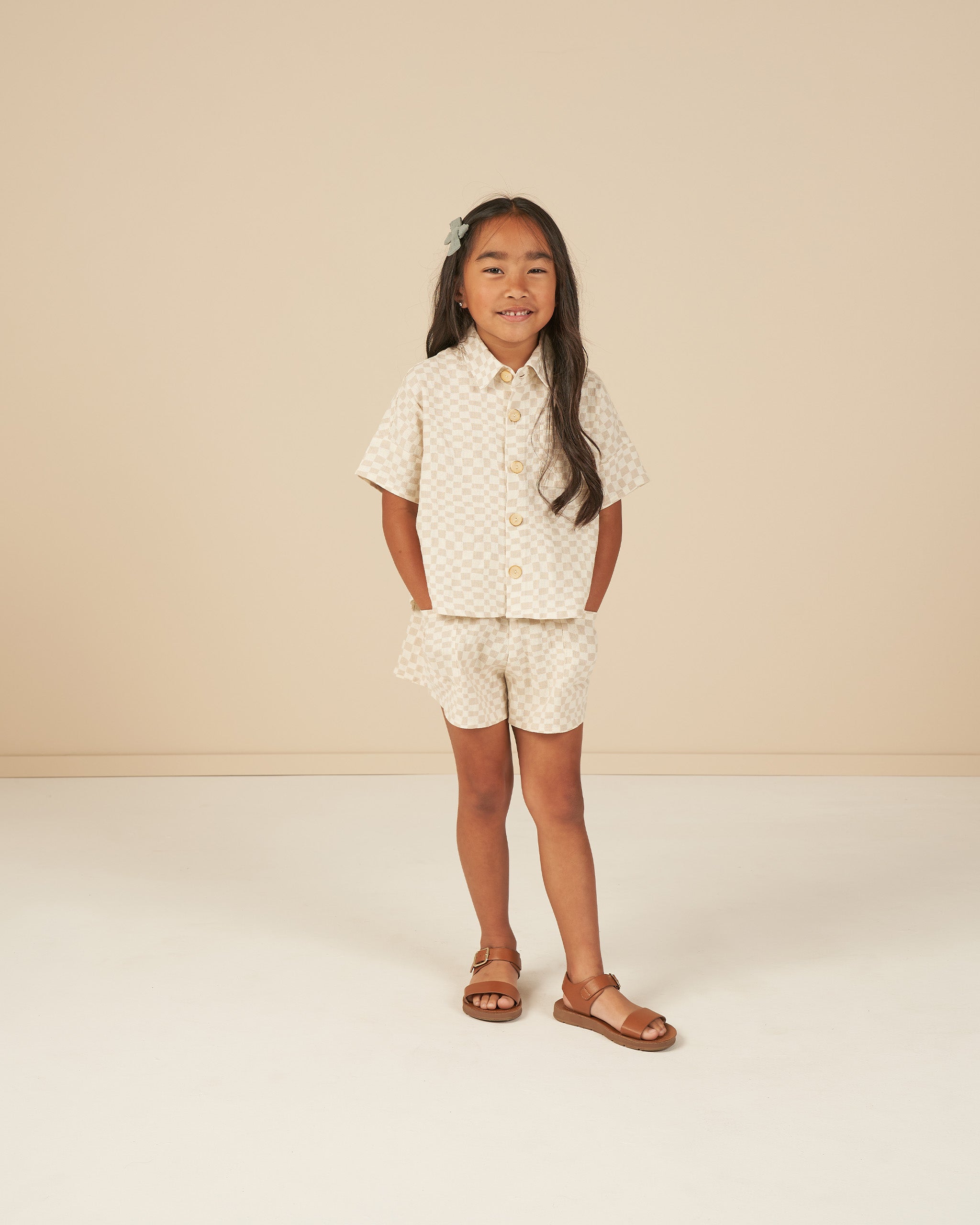 Rylee & Cru Kelli Set || Dove Check