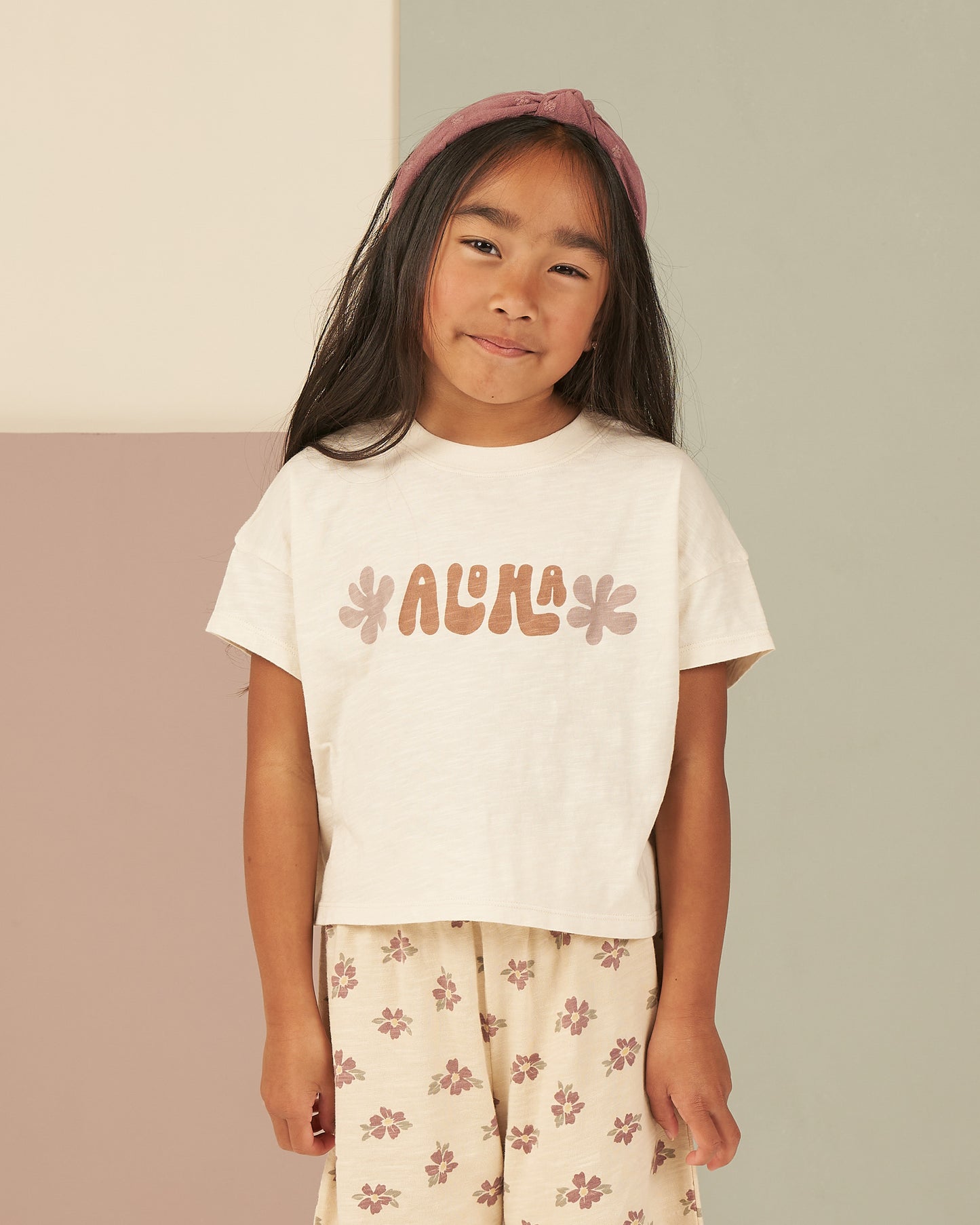 RYLEE & CRU boxy tee || aloha