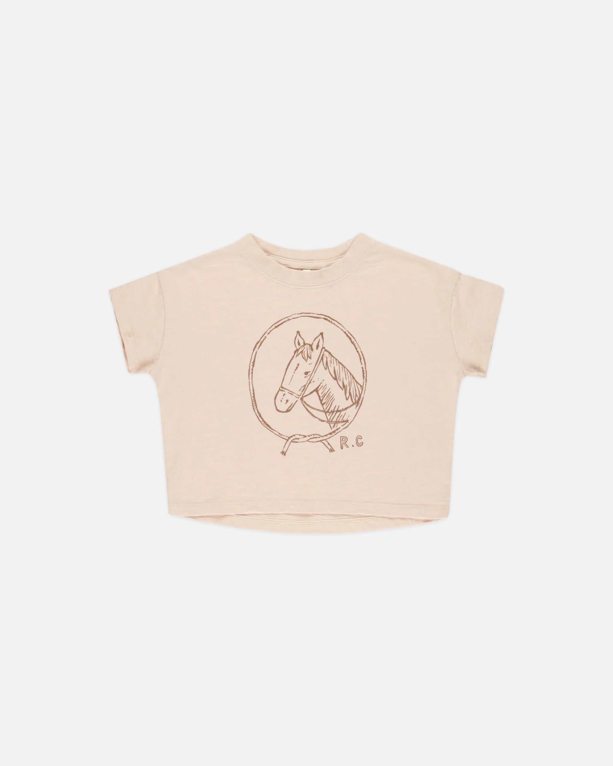 Rylee & Cru Boxy Tee || Horse