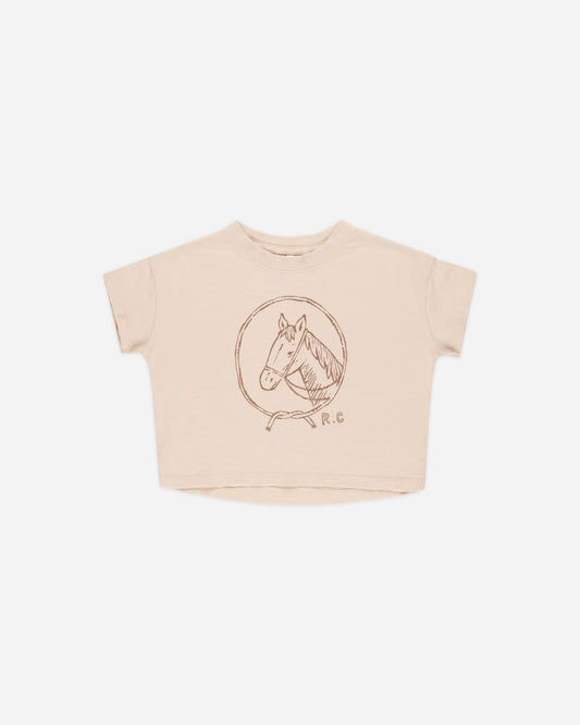 Rylee & Cru Boxy Tee || Horse