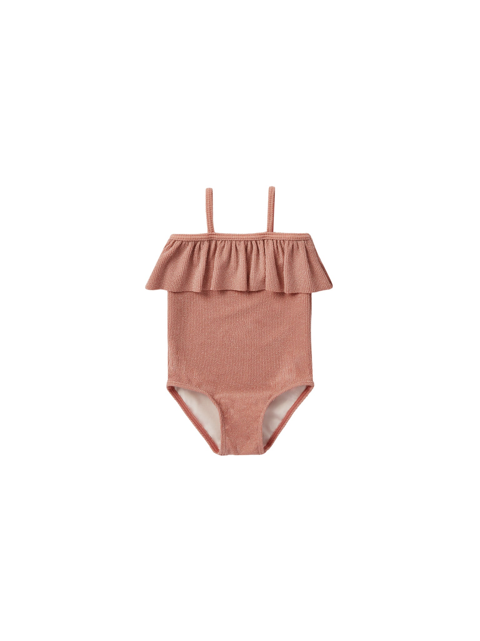 Rylee & Cru Ruffle One-Piece || Lipstick