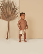 Rylee & Cru Rash Guard Boy Set || Clay Stripe