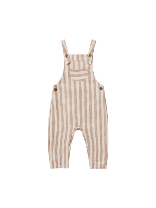 RYLEE & CRU Baby Overall || Clay Stripe