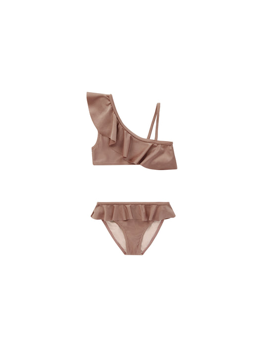 RYLEE & CRU Skirted Bikini || Mulberry Shimmer