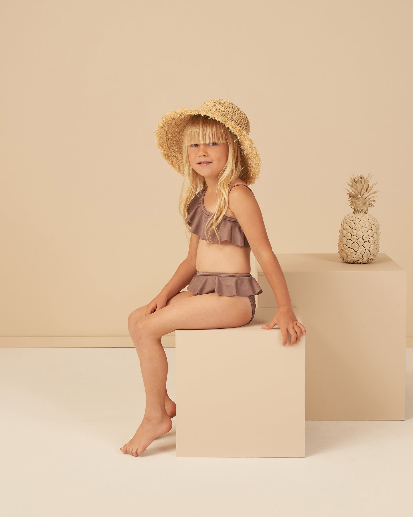 Rylee & Cru Skirted Bikini || Mulberry Shimmer