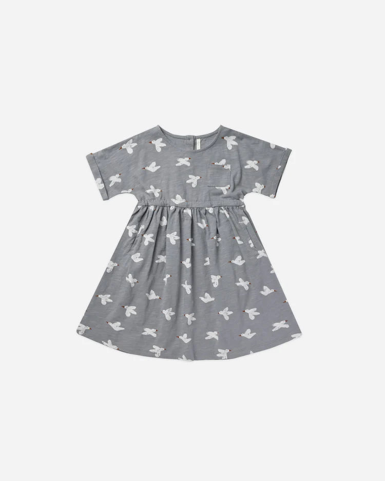 Rylee & Cru Kat T-Shirt Dress || Birds