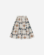 Rylee & Cru Tiered Midi Skirt || Patchwork
