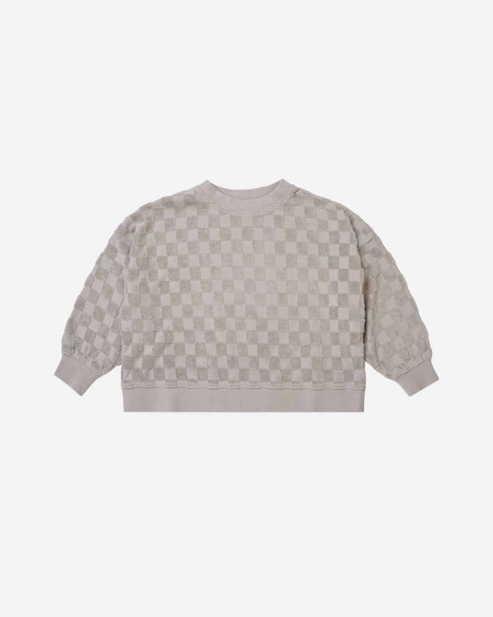 RYLEE & CRU boxy pullover || cloud check