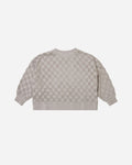 RYLEE & CRU boxy pullover || cloud check