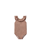 Rylee & Cru Arielle One-Piece || Mulberry Shimmer