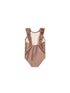 Rylee & Cru Arielle One-Piece || Mulberry Shimmer