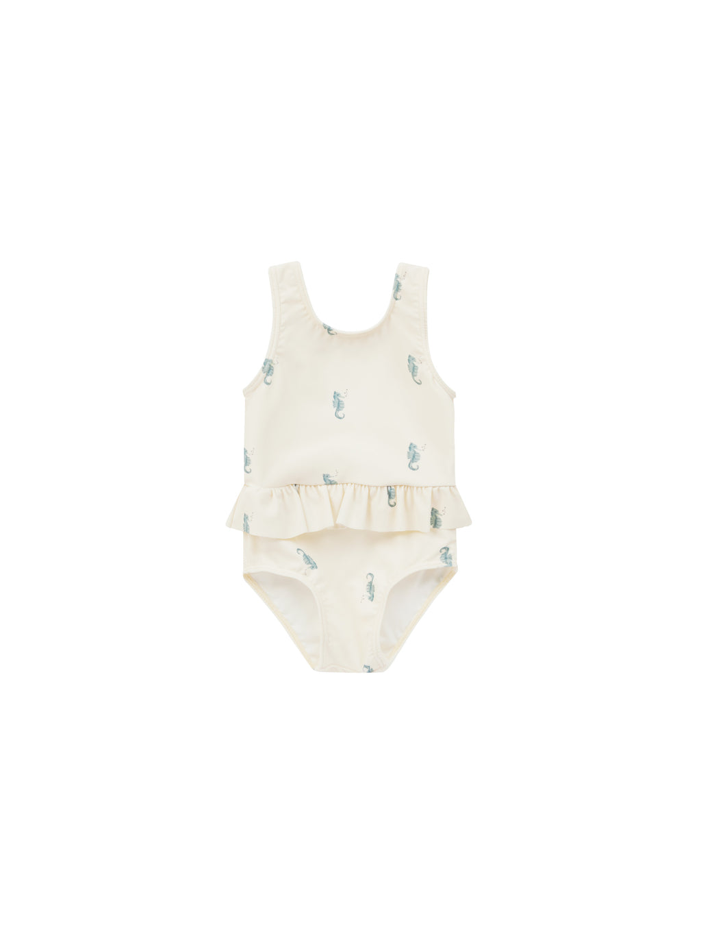 Rylee & Cru Skirted One-Piece || Seahorse