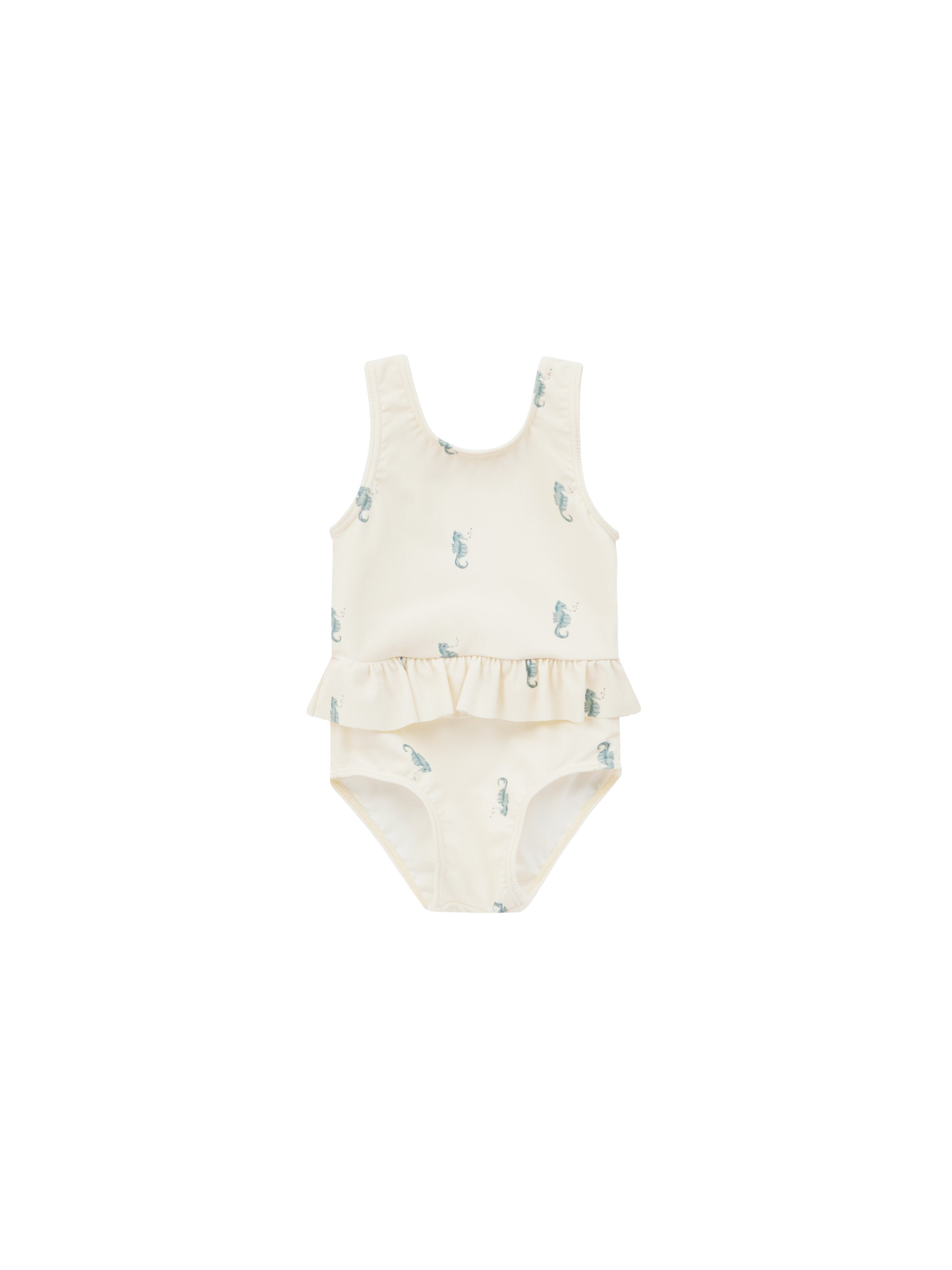 Rylee & Cru Skirted One-Piece || Seahorse