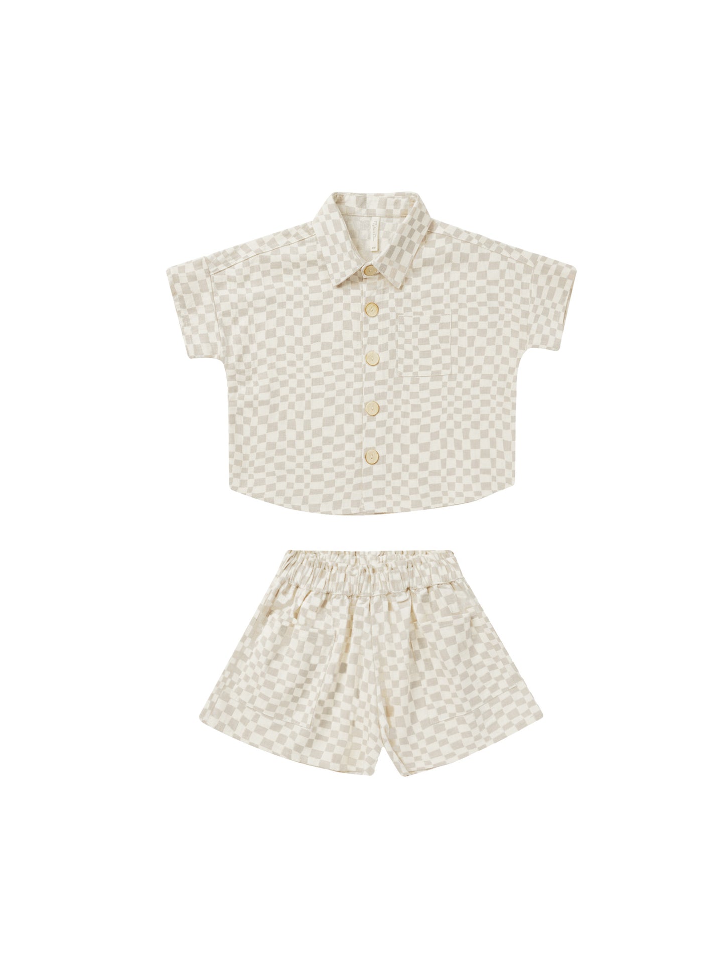 RYLEE & CRU kelli set | dove check