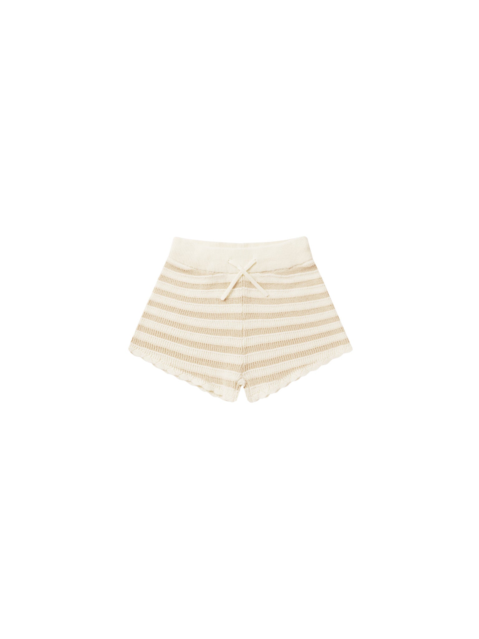 Rylee & Cru Knit Shorts || Sand Stripe