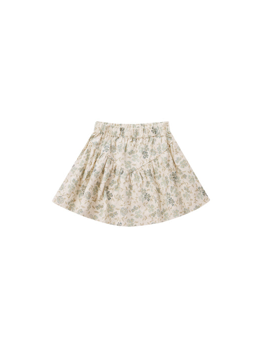 Rylee & Cru Sparrow Skirt || Blue Floral