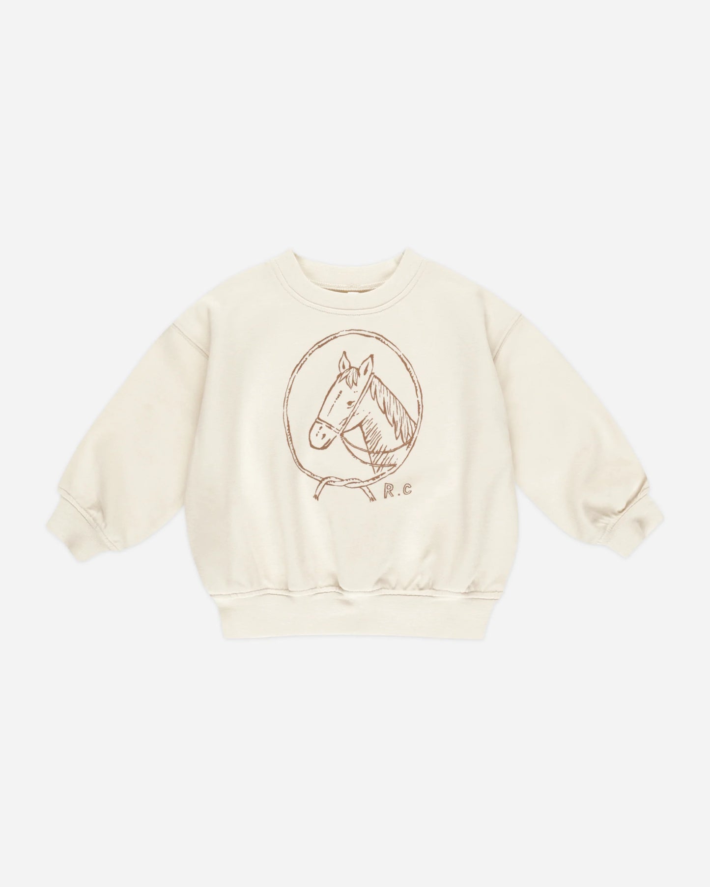 Relaxed Sweatshirt || Horse