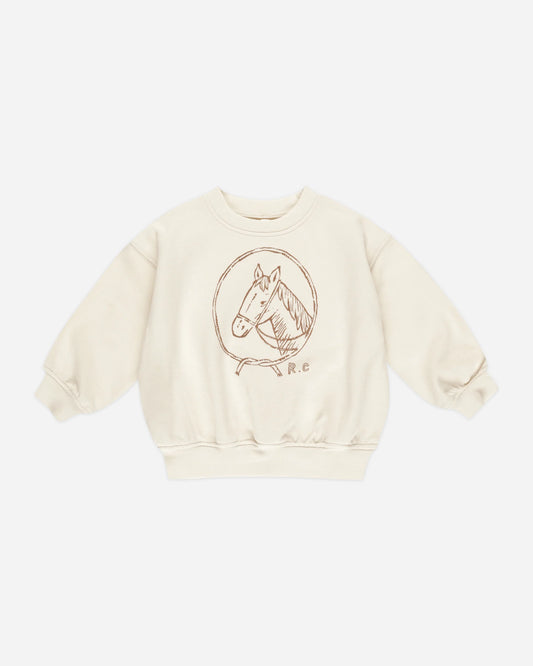 Relaxed Sweatshirt || Horse