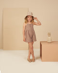 Rylee & Cru Button Romper || Clay