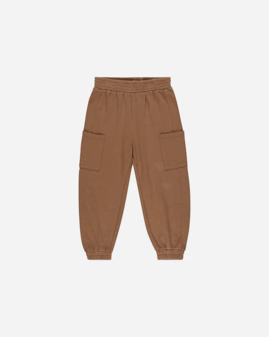 Rylee & Cru Cargo Jogger || Saddle