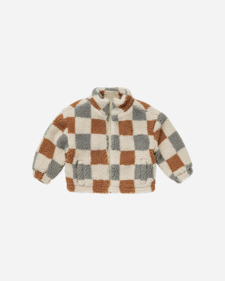 Rylee & Cru Coco Jacket || Shearling Check
