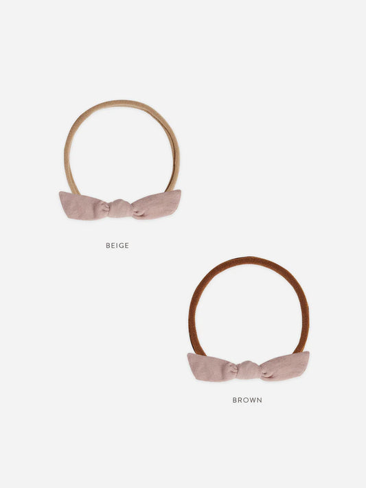 RYLEE & CRU Little Knot Headband || Mauve
