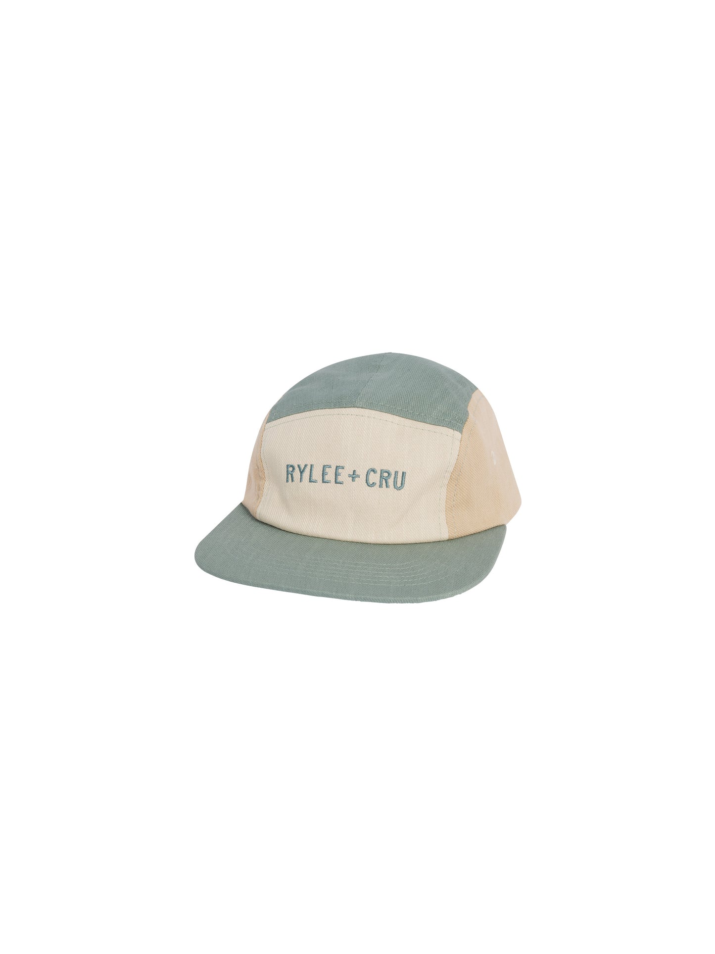 Rylee & Cru Skater Hat || Colour Block Aqua