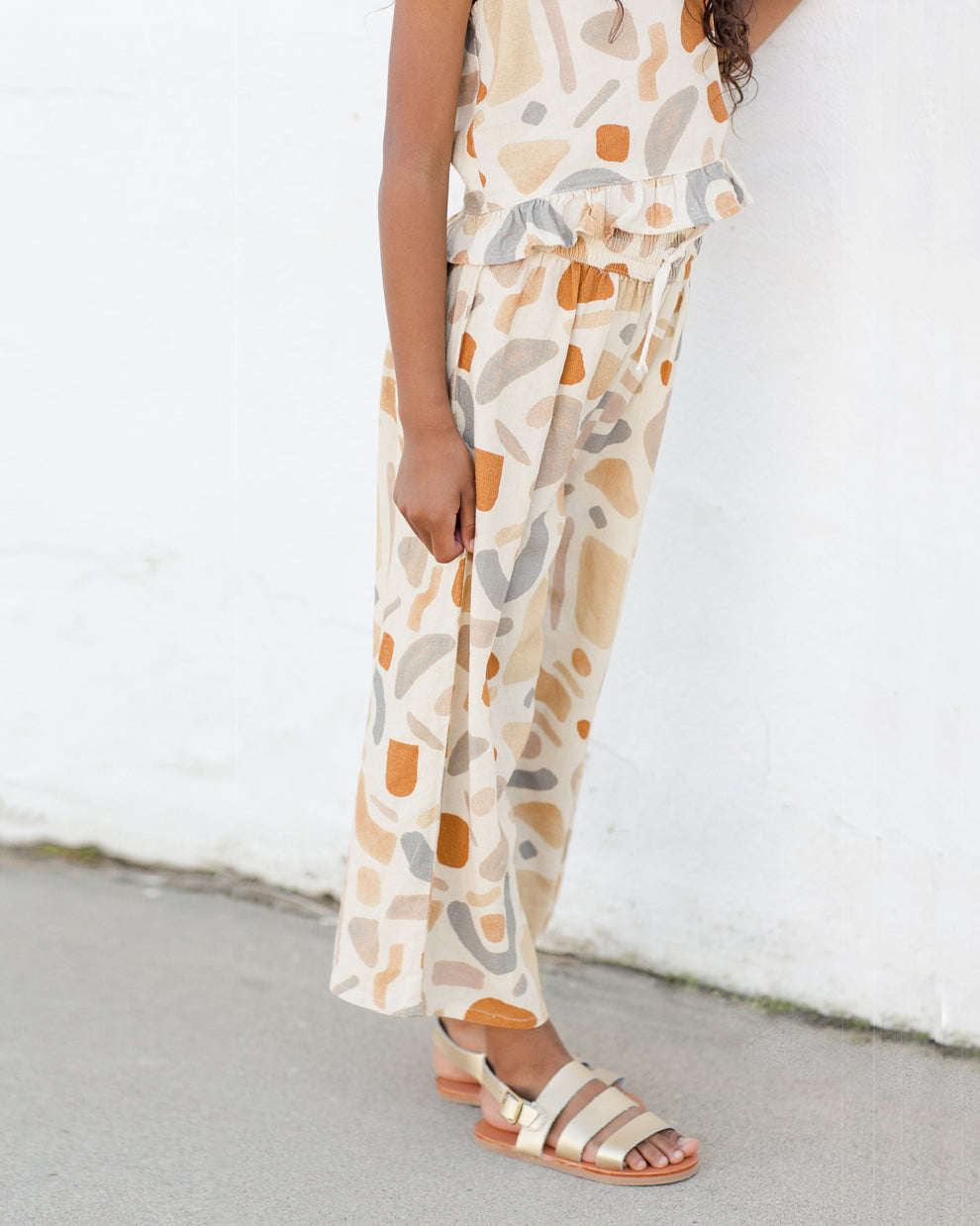 RYLEE & CRU wide leg pant || abstract