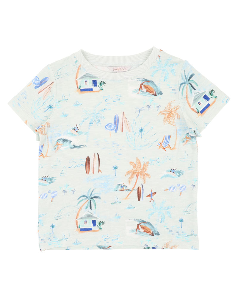 Fox & Finch Surfs Up Print Tee