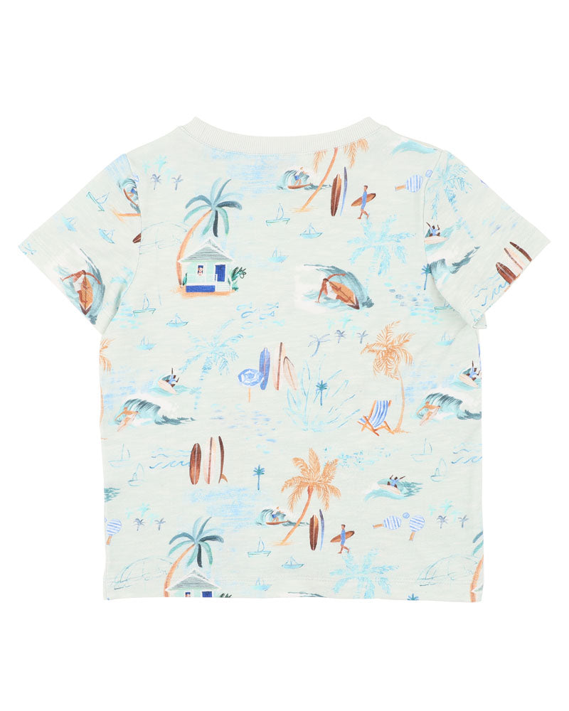 Fox & Finch Surfs Up Print Tee