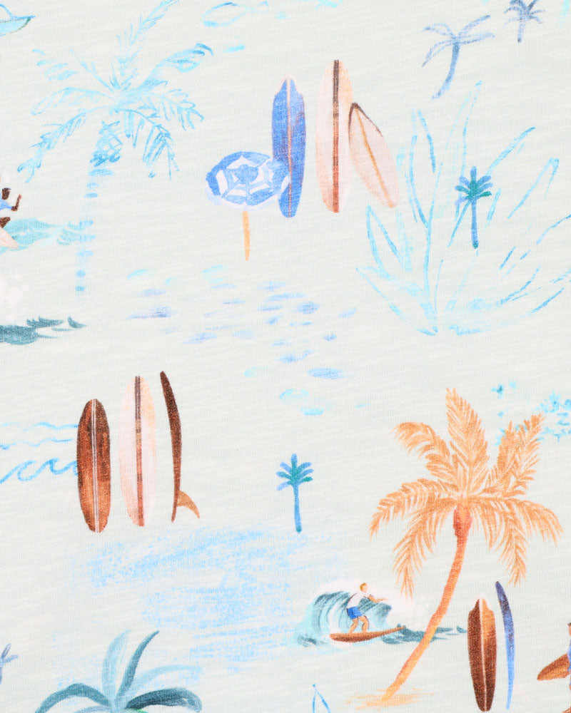 Fox & Finch Surfs Up Print Tee