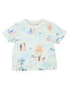 Fox & Finch Surfs Up Print Tee