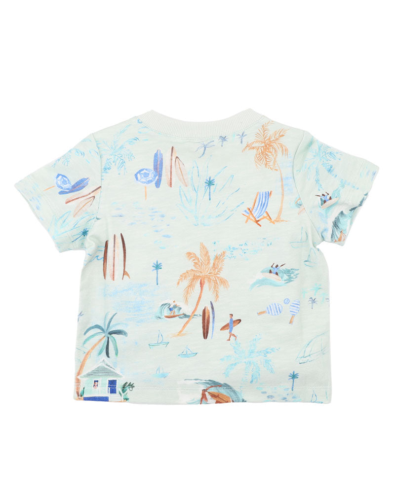 Fox & Finch Surfs Up Print Tee