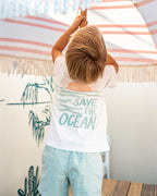 Fox & Finch Surfs Up Save the Ocean Tee