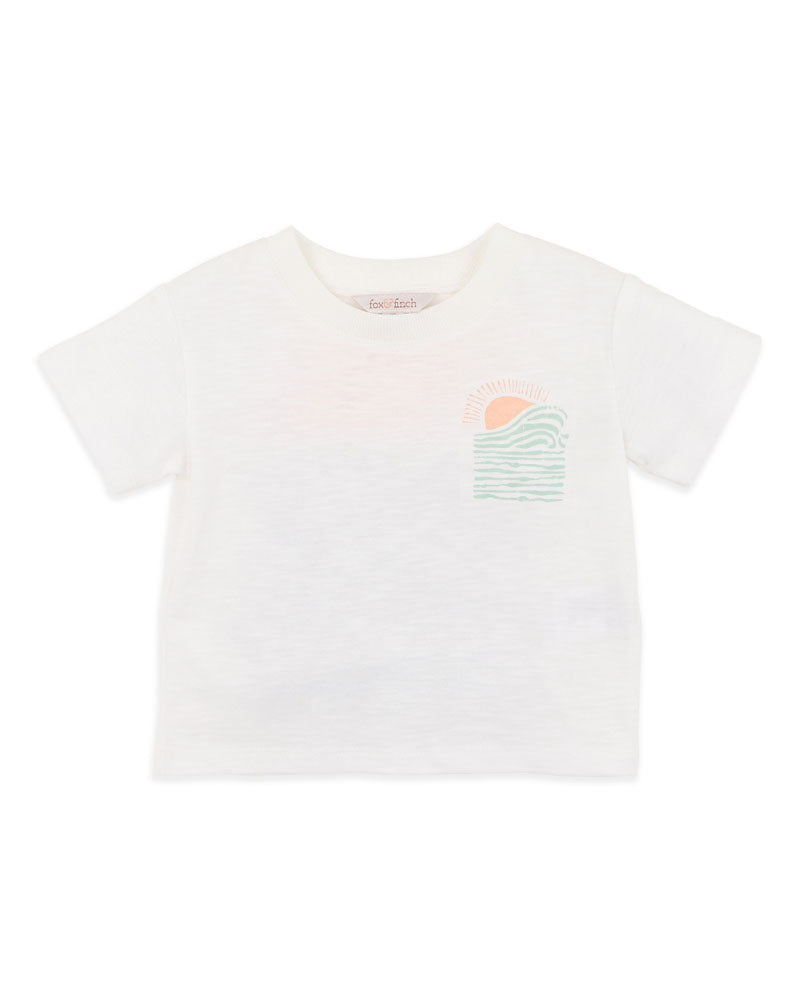 Fox & Finch Surfs Up Save the Ocean Tee