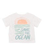 Fox & Finch Surfs Up Save the Ocean Tee