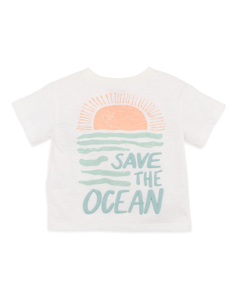 Fox & Finch Surfs Up Save the Ocean Tee