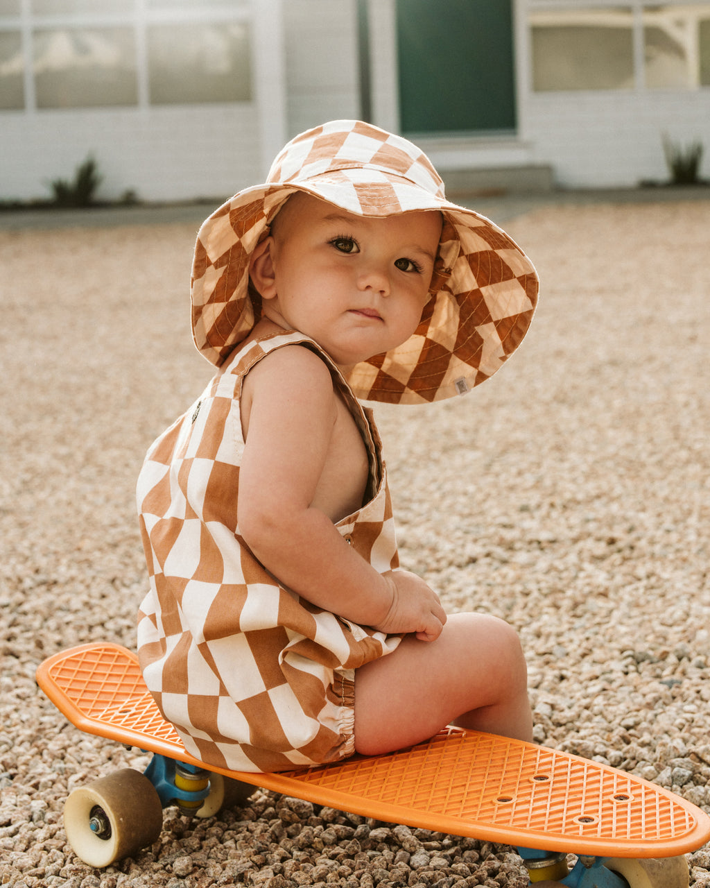 Fox & Finch Phoenix Checkerboard Overalls