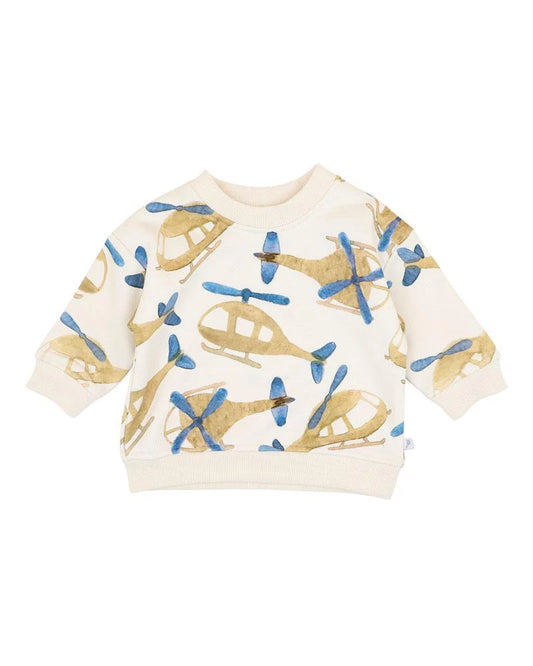 HIGH FLYER PRINT SWEATSHIRT