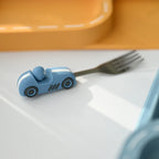 Zooli Children's Cutlery Set -Powder Blue Race Car