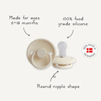 Frigg Rope Pacifier 2 Pack Silicone - Assorted Colours