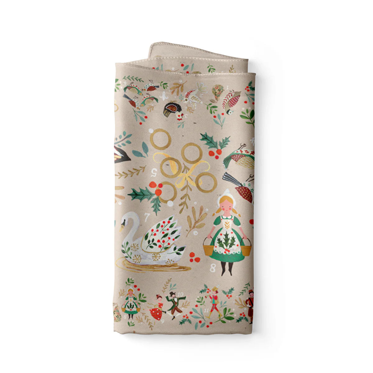 Holly & ivy - 12 Days of Christmas Table Runner