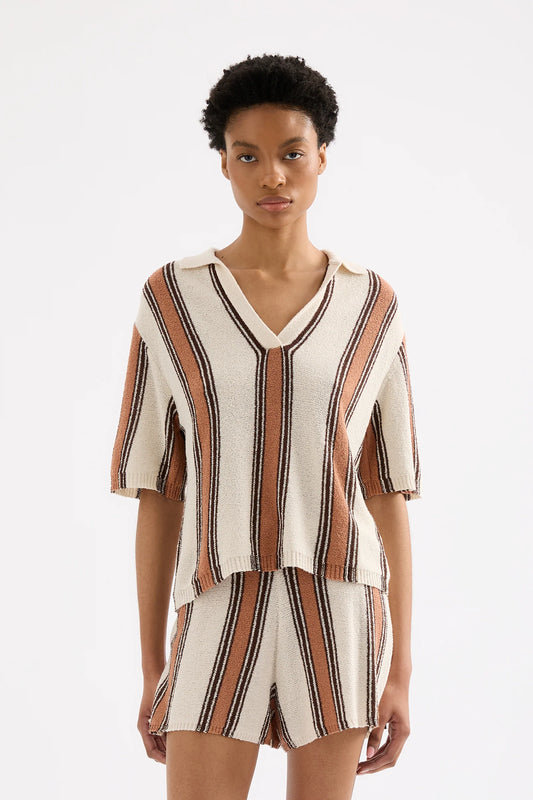 Nude Lucy - Oda Knit Top Manuka stripe