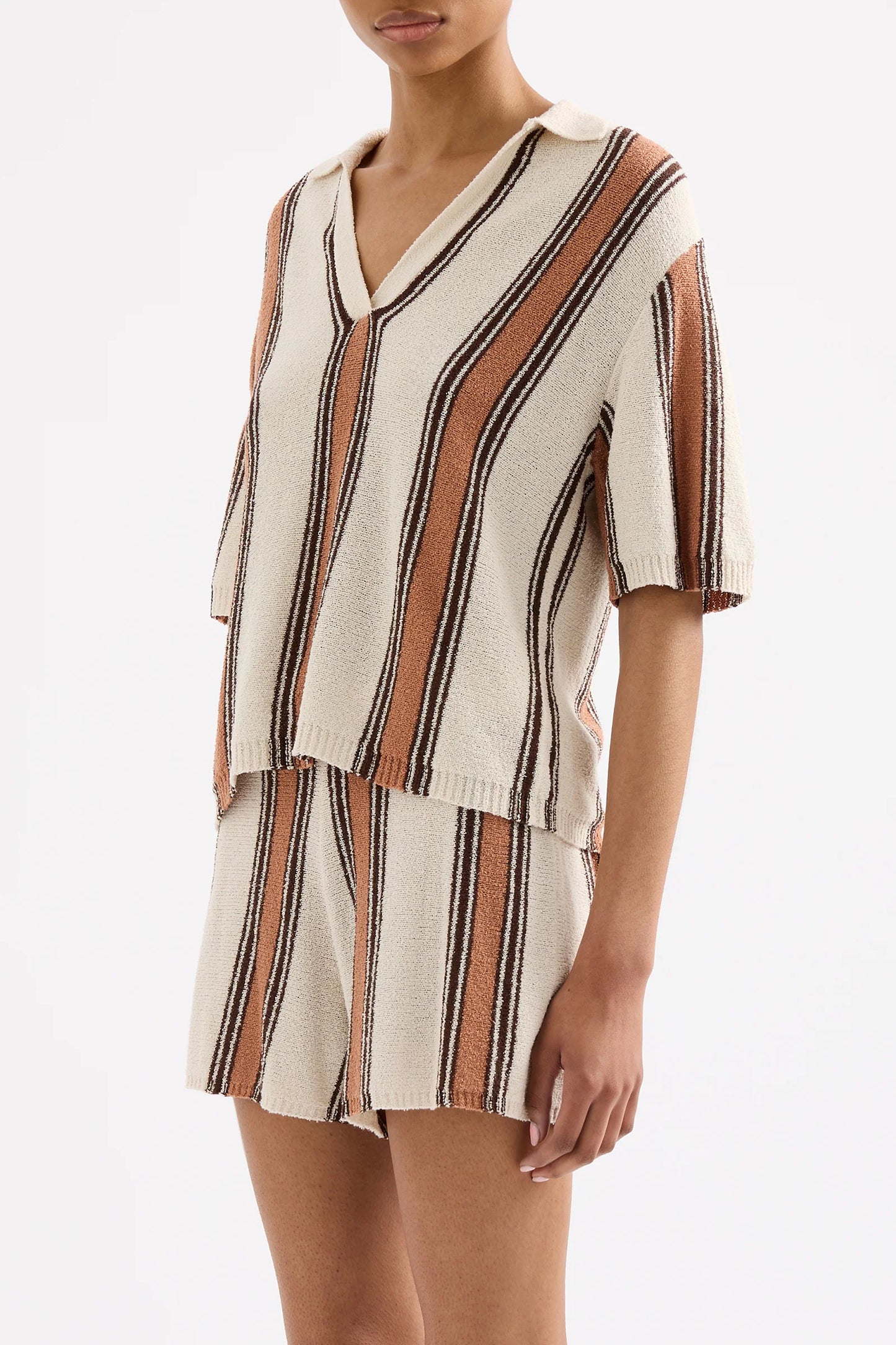 Nude Lucy - Oda Knit Top Manuka stripe